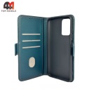 Чехол-книга для Xiaomi Redmi 10 шов, зеленого цвета, Case