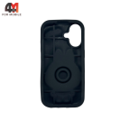 Чехол для Iphone 16 Labubu Popsocket, черного цвета
