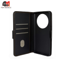 Чехол-книга для Honor X9C шов, черного цвета, Case
