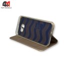 Чехол-книга для Samsung A7 2017/A720 золотого цвета, Skin
