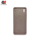 Чехол для Xiaomi Redmi 9A Silicone Case, пудрового цвета