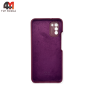 Чехол для Xiaomi Poco M3 Silicone Case, цвет марсала