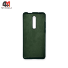 Чехол для Xiaomi Mi 9T/Redmi K20/K20 Pro Silicone Case, темно-зеленого цвета