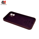 Чехол для Iphone 11 Silicone Case Squared, 52 бордовый
