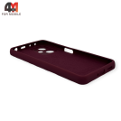 Чехол для Xiaomi Poco X5 Pro 5G Silicone Case, цвет марсала