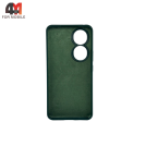 Чехол для Honor 90 5G Silicone Case, темно-зеленого цвета