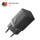Baseus Сетевой адаптер CCGP180101, 2 USB-C, 40W, черный
