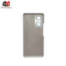 Чехол для Xiaomi Redmi Note 10 pro/Note 10 pro max Silicone Case, белого цвета