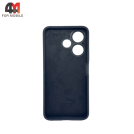 Чехол для Xiaomi Poco M6 4G/Redmi 13 4G Silicone Case, черного цвета