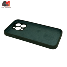 Чехол Iphone 16 Pro Max Silicone Case Squared, 64 темно-еловый