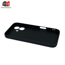 Чехол для Iphone 16 силиконовый, 038 карбон, Luxo