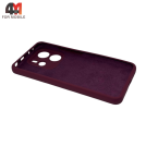 Чехол для Xiaomi Redmi Note 14 4G Silicone Case, цвет марсала