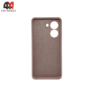 Чехол для Xiaomi Poco X7 Pro/Redmi Turbo 4 5G Silicone Case, пудрового цвета