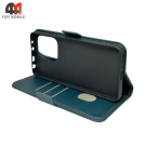 Чехол-книга для Xiaomi Redmi Note 13 4G шов, зеленого цвета, Case