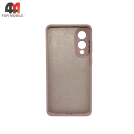 Чехол для Samsung S25 Edge Silicone Case, пудрового цвета