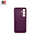 Чехол для Samsung S25 FE Silicone Case, цвет марсала