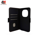 Чехол-книга для Xiaomi Redmi Note 15 Pro Plus шов, черного цвета, Case