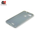 Чехол для Xiaomi Redmi 6 силиконовый с блестками, серебристого цвета