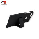 Чехол для Xiaomi Mi 8 Lite пластиковый с подставкой, черного цвета, Nillkin