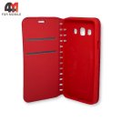 Чехол-книга для Samsung A3 2015/A300  красного цвета, New Case
