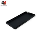 Чехол для Sony Xperia C6/Xa Ultra силиконовый, матовый, черного цвета