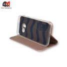Чехол-книга для Samsung A3 2017/A320 розового цвета, Skin
