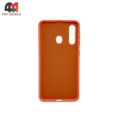 Чехол для Samsung A60 Silicone Case, персикового цвета