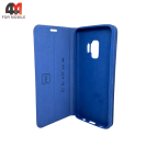 Чехол-книга для Samsung S9 Plus синего цвета, HDD