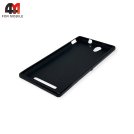 Чехол для Sony Xperia C3/D2533 силиконовый, матовый, черного цвета, Cherry