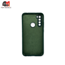 Чехол для Xiaomi Redmi Note 8 Silicone Case, темно-зеленого цвета