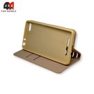 Чехол-книга для Xiaomi Mi 4I/Mi 4C/Mi 4s золотого цвета, New Case