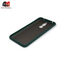 Чехол для Xiaomi Redmi 8 пластиковый с усиленной рамкой, зеленого цвета