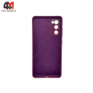 Чехол Samsung S20 FE Silicone Case, цвет марсала