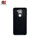 Чехол для Xiaomi Redmi Note 9/Redmi 10X Silicone Case, черного цвета