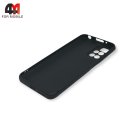 Чехол для Xiaomi Redmi 10 силиконовый, матовый, черного цвета