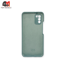Чехол для Xiaomi Poco M3 Silicone Case, ментолового цвета