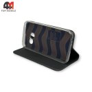 Чехол-книга для Samsung A3 2017/A320 серого цвета, Skin