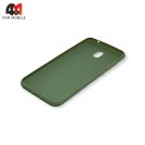 Чехол для Xiaomi Redmi 8A силиконовый, мишка, зеленого цвета