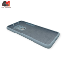 Чехол для Xiaomi Redmi Note 9/Redmi 10X Silicone Case, небесного цвета