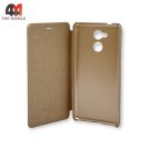 Чехол-книга для Huawei GR3 2017 золотого цвета, Nillkin