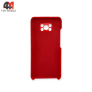 Чехол для Xiaomi Poco X3/X3 Pro Silicone Case, красного цвета