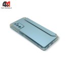 Чехол-книга для Samsung M52 с усиленными углами голубого цвета