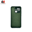 Чехол для Xiaomi Poco C40/Redmi 10C Silicone Case, темно-зеленого цвета
