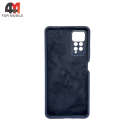Чехол для Xiaomi Redmi Note 11 Pro 4G/5G/Redmi Note 12 Pro 4G Silicone Case, темно-синего цвета