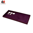 Чехол для Samsung S23 Ultra Silicone Case, цвет марсала