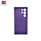 Чехол для Samsung S23 Ultra Silicone Case, фиолетового цвета