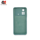 Чехол для Xiaomi Poco M4 Pro 4G Silicone Case, ментолового цвета