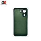 Чехол для Xiaomi Poco C65/Redmi 13C Silicone Case, темно-зеленого цвета