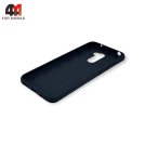 Чехол для Xiaomi Pocophone F1 силиконовый, усиленный, синего цвета