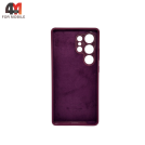 Чехол для Samsung S25 Ultra Silicone Case, цвет марсала
